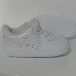 Nike | Air Force One | Crib Shoes | Infant 4C | White | EUC